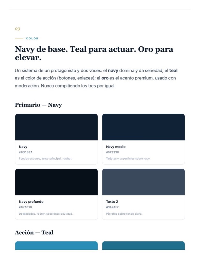 MFC Insurance: sistema de color